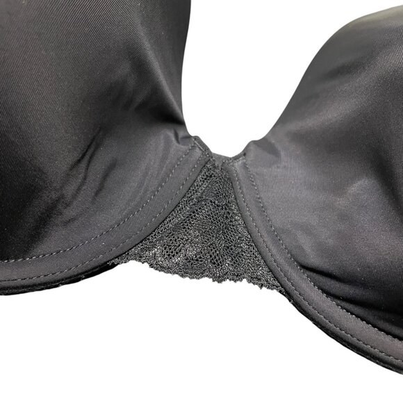 Soma Bra Size 38D Vanishing 360‎ Perfect Coverage Underwire Bra Black - Picture 6 of 7